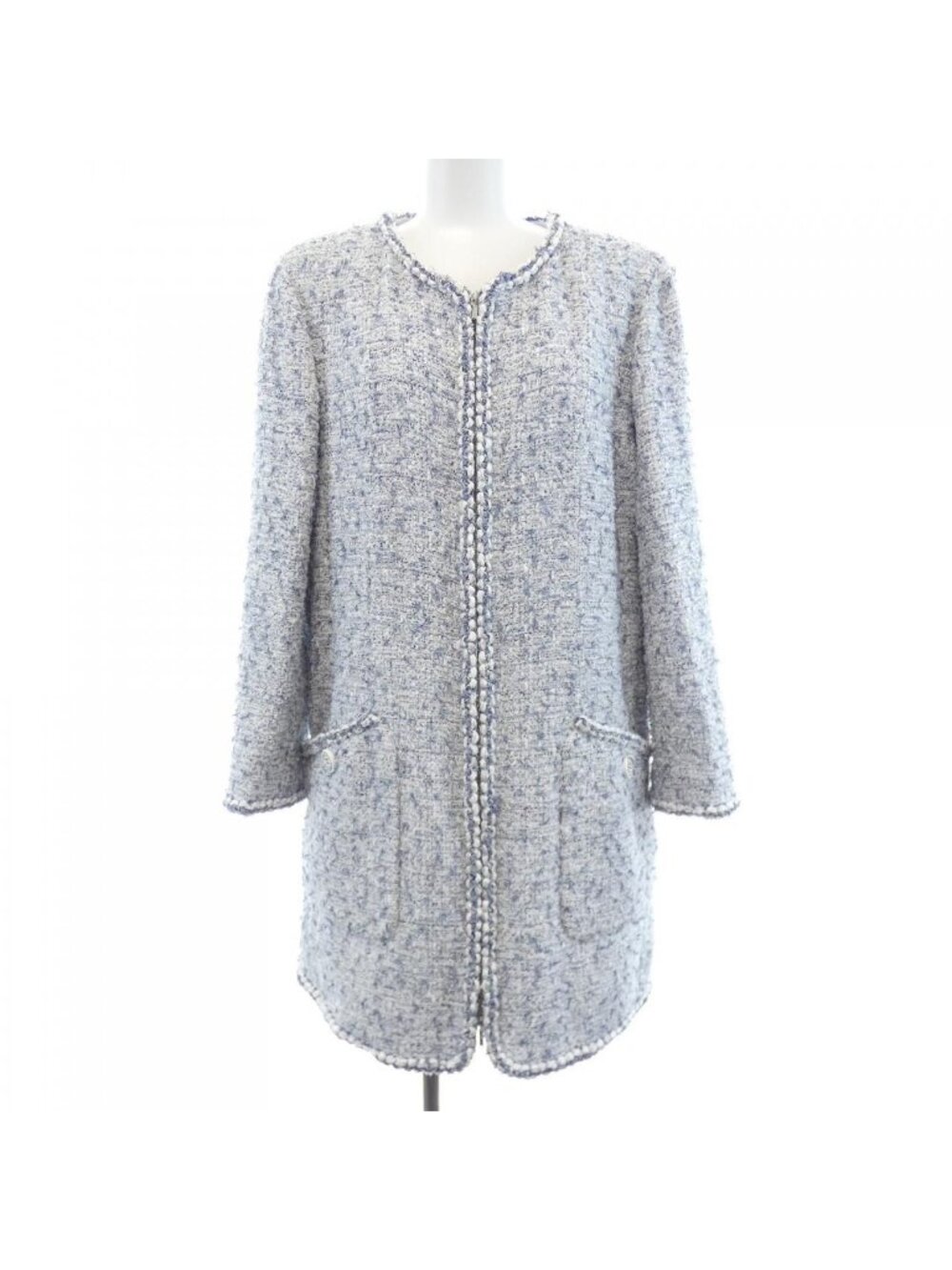 Chanel 19C Coat Gray